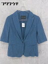 ◇ BANANA REPUBLIC バナナリパブリック 半袖 ジャケット サイズO ブルー レディース 【中古】(4)