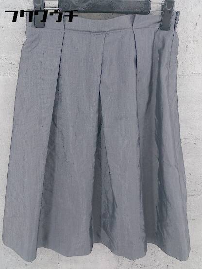 ◇ MANOUQUA マヌーカ 膝丈 スカート サイズ36 グレー レディース 【中古】