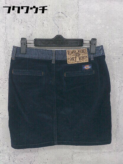 ◇ Dickies ディッキーズ デニム ミニ タイト スカート サイズ26 ネイビー レディース 【中古】