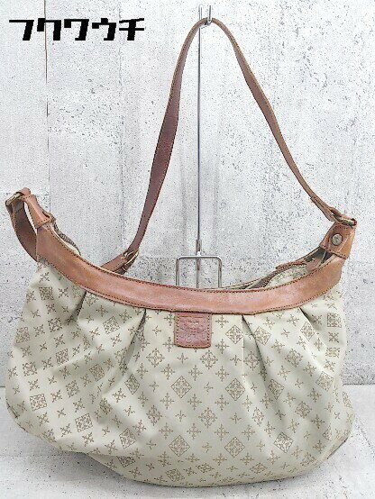◇ russet ラシット 総柄 ショルダー バッグ ベージュ レディース 【中古】