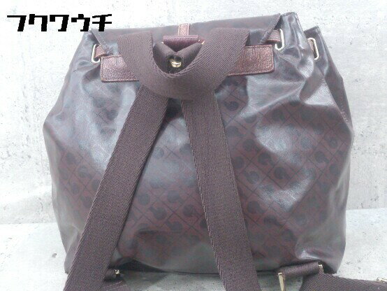 ◇ GHERARDINI ゲラルディーニ 総柄 リュック ボルドー系 レディース 【中古】