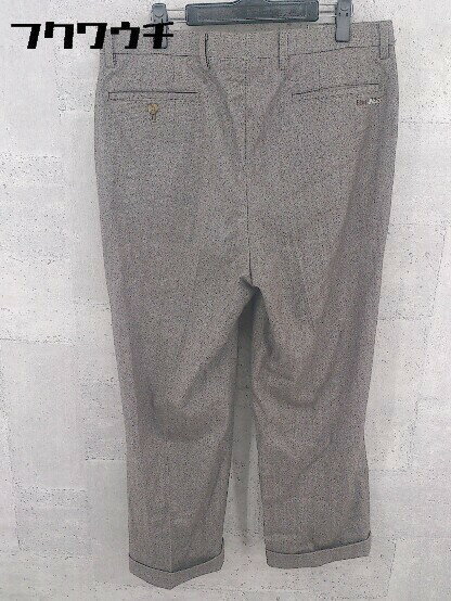 ◇ Black&White ブラックアンドホワイト タックパンツ サイズ85 ブラウン メンズ 【中古】