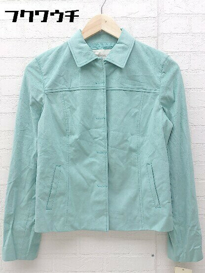 ◇ ●新品● ◎ FRAGILE フラジール タグ付 フェイクスウェード ジャケット サイズ38 ブルー系 レディース 【中古】