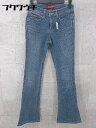 ◇ C17 C-SEVENTEEN シーセブンティーン ジーンズ デニム パンツ サイズ28レディース32 インディゴ レディース 【中古】