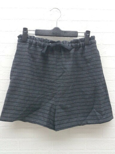 ◇ Sonny Label サニーレーベル URBAN RESEARCH ボーダー ショート パンツ サイズF グレー ブラック レディース 【中古】 ◇ Sonny Label サニーレーベル URBAN RESEARCH ボーダー ショート パンツ サイズF グレー ブラック レディース 【中古】