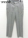 ◇ MALE&Co メイルアンドコー スラックス パンツ サイズ76 ブラック ホワイト メンズ 【中古】