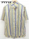 ◇ TRENTA OTTO トレンタ オット ストライプ柄 半袖 シャツ サイズL マルチ メンズ 【中古】