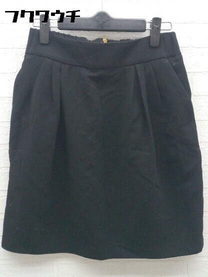 ◇ URBAN RESEARCH アーバンリサーチ ミニ ギャザー スカート FREE ブラック レディース 【中古】