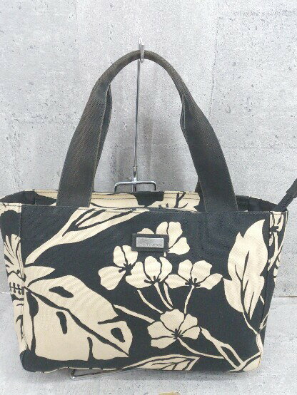 ◇ JIM THOMPSON ジムトンプソン キャンバス 総柄 ハンド バッグ ベージュ ブラック レディース 【中古】のサムネイル