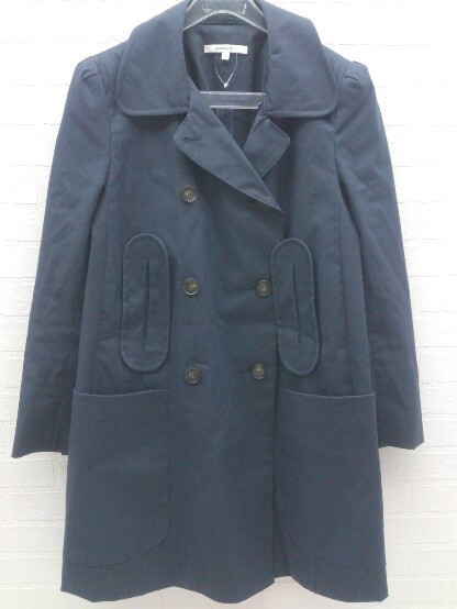 ◇ CARVEN カルヴェン 長袖 コート サイズ38 ネイビー レディース 【中古】