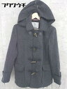 ■ PLST プラステ 長袖 ダッフルコート サイズM ダークグレー レディース 【中古】(4)