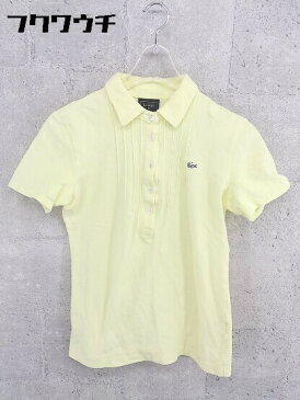 ◇ LACOSTE ラコステ 半袖 ポロシャツ サイズ38 イエロー レディース 【中古】