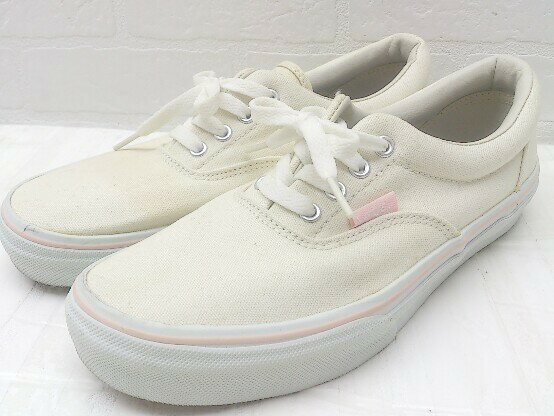 ◇ VANS ヴァンズ エラ ERA スニーカー シューズ 24cm ベージュ レディース 【中古】