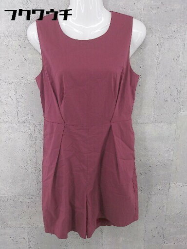 ◇ apart by lowrys アパート バイ ローリーズ ノースリーブ オールインワン サイズM ワインレッド レディース 【中古】 ◇ apart by lowrys アパート バイ ローリーズ ノースリーブ オールインワン サイズM ワインレッド レディース 【中古】