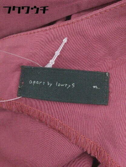 ◇ apart by lowrys アパート バイ ローリーズ ノースリーブ オールインワン サイズM ワインレッド レディース 【中古】