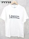 ◇ TULTEX タルテックス 半袖 プリント Tシャツ カットソー サイズM ホワイト ブラック メンズ 【中古】