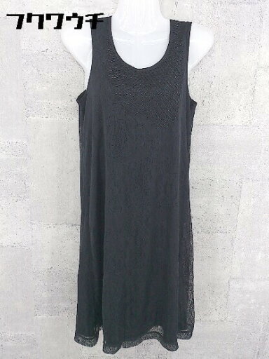 ◇ Talbots タルボット ビジュー レース ノースリーブ 膝丈 ワンピース サイズP ブラック レディース 【中古】 ◇ Talbots タルボット ビジュー レース ノースリーブ 膝丈 ワンピース サイズP ブラック レディース 【中古】
