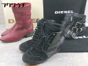 □ 同梱不可 ◎ DIESEL ディーゼル まとめ売り3点セット EUR37＆38＆22.5相当サイズ混合 ショート ブーツ レディース 【中古】