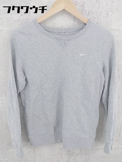 ◇ NIKE ナイキ スウッシュ 長袖 トレーナー サイズL グレー レディース 【中古】