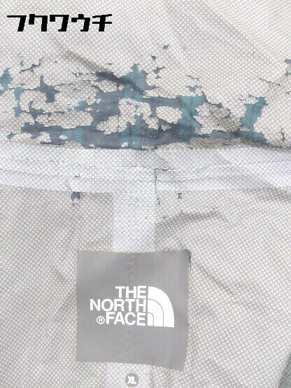 ◇ THE NORTH FACE NPW10800 チェック 長袖 ジップアップ ジャケット サイズXL グリーン系 ブラック レディース 【中古】