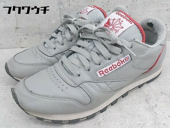 ◇ Reebok CL LEATHER ARCHIVE リーボック クラシック レザー アーカイブ CN0723 スニーカー シューズ 24 グレー メンズ 【中古】