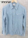 ◇ UNITED ARROWS ユナイテッドアローズ 長袖 シャツ サイズM ブルー メンズ 【中古】