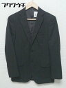 ◇ green label relaxing UNITED ARROWS ストライプ 長袖 テーラード ジャケット サイズ44 ブラック系 メンズ 【中古】