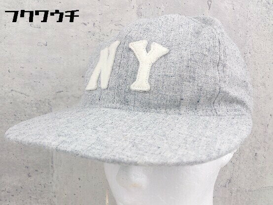 ◇ EBBETS FIELD FLANNELS エベッツフィールドフランネルズ USA製 キャップ 帽子 グレー レディース 【中古】