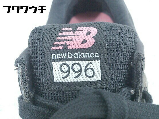 ◇ NEW BALANCE ニューバランス WR996SKG スニーカー シューズ 22.5cm ブラック レディース 【中古】