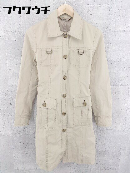 ◇ MICHAEL KORS マイケルコース ベルト付き 長袖 コート サイズ4 ベージュ レディース 【中古】