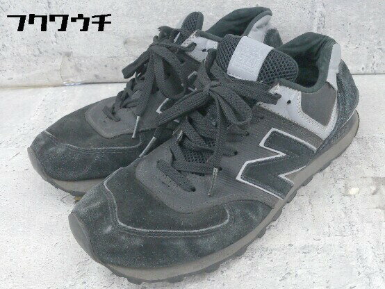 ◇ New Balance ニューバランス ML574LBS スニーカー シューズ 27cm ブラック メンズ 【中古】