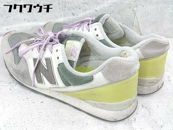 ◇ NEW BALANCE ニューバランス WR996GO スニーカー シューズ サイズ24.5 グレー マルチ レディース 【中古】