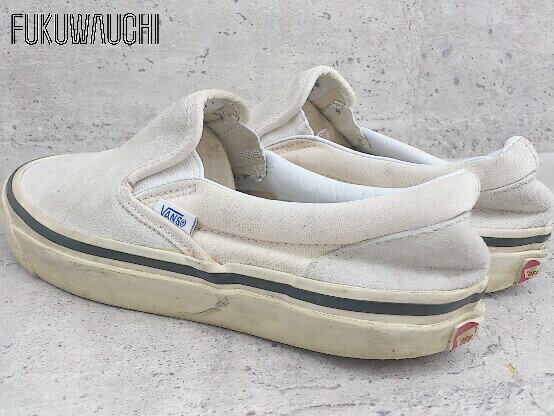 ◇ VANS ultracush スリッポン シューズ 23.5cm ライトグレー レディース 【中古】