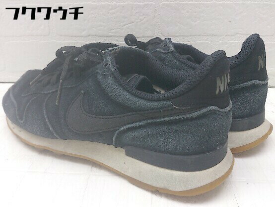 ◇ NIKE ナイキ INTERNATIONALIST SE 872922-002 スニーカー シューズ サイズ23.5cm ブラック レディース 【中古】