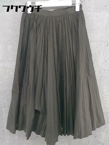 ◇ J&R ジェイ＆アール ロング プリーツ スカート サイズM カーキ系 レディース 【中古】