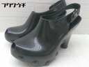 ◇ melissa メリッサ バックストラップ サンダル サイズUSA/5 ブラック レディース 【中古】(4)
