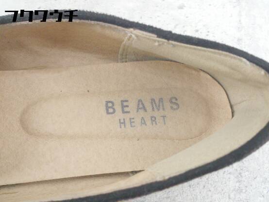 ◇ BEAMS HEART ビームス ハート 豹柄 レオパード フラット シューズ 24.5相当 ブラウン系 レディース 【中古】