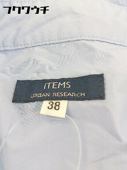 ◇ ITEMS URBAN RESEARCH アーバンリサーチ 五分袖 シャツ サイズ38 ブルー メンズ 【中古】