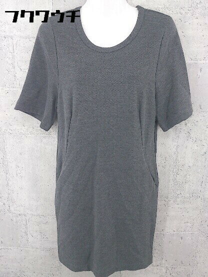 ◇ Theory セオリー 半袖 膝丈 ワンピース サイズS グレー レディース 【中古】