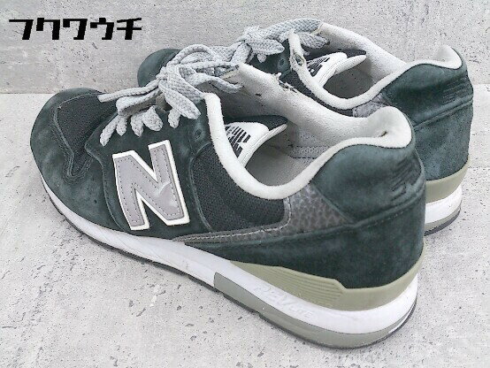 ◇ NEW BALANCE ニューバランス MRL996BL スニーカー シューズ サイズ24cm ブラック グレー系 レディース 【中古】