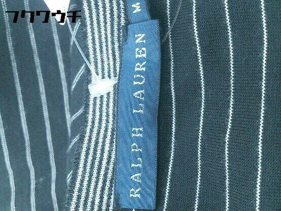 ◇ Ralph Lauren ラルフローレン ボーダー 半袖 Tシャツ カットソー M ブラック ホワイト * 1002800264582 【中古】