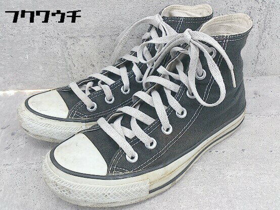 ◇ CONVERSE コンバース 品番記載なし　ハイカット スニーカー シューズ ALL STAR 23.5cm ブラック * 1002800273874 【中古】