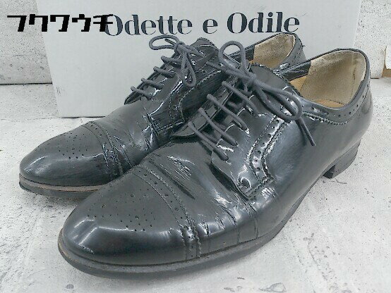 ◇ Odette e Odile UNITED ARROWS レースアップ ストレートチップ マニッシュ ビジネス シューズ 23 1/2..