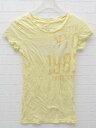 ◇ AEROPOSTALE エアロポステール 半袖 Tシャツ カットソー XS/TP イエロー レディース 【中古】管理番号100280010220420200817ベースW124/黒付属品無素材画像参照色イエローサイズXS/TP梱包サイズ1宅急便運賃一覧表はこちらをクリック採寸サイズ着丈：54cm　肩幅：31cm　身幅：31cm　袖丈：10cmサイズガイドはこちらをクリックコンディションレベルCコンディション詳細はこちらをクリックコンディション詳細商品状態、状態の目安につきまして、あくまでも弊社基準による目安となっております。リユース品の特性上、大小様々なダメージが発生しており、全ての商品の全てのダメージ詳細を記載する事が難しい為、目安として記載をさせていただいております。二次流通品のご理解、ご納得を頂いた上、ご購入をお願い致します。