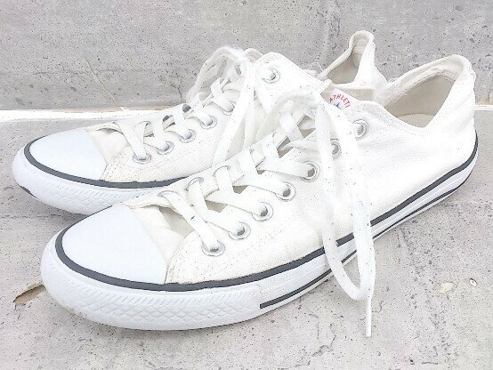 ◇ CONVERSE コンバース NEXTAR110 OX ネクスター110OX 32765140 スニーカー シューズ 27cm ホワイト メンズ 【中古】