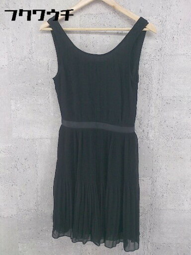 ◇ dress gallery ドレスギャラリー バックジップ リボン 膝丈 ワンピース 36 ブラック * 1002799503662 【中古】 ◇ dress gallery ドレスギャラリー バックジップ リボン 膝丈 ワンピース 36 ブラック * 1002799503662 【中古】
