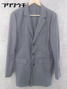 ◇ MICHEL KLEIN homme ミッシェルクランオム シングル 3B 長袖 ジャケット 46 グレー # 1002799576987 【中古】