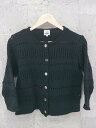 ◇ FIGARO Paris フィガロ パリ 長袖 カーディガン 40 ブラック レディース 【中古】(4)