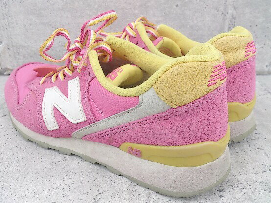 ◇ New Balance ニューバランス WR996CM スニーカー シューズ 22 ピンク レディース 【中古】