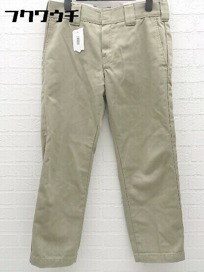 ◇ Dickies ディッキーズ チノ パンツ 28(61cm) グレージュ * 1002799241557 【中古】